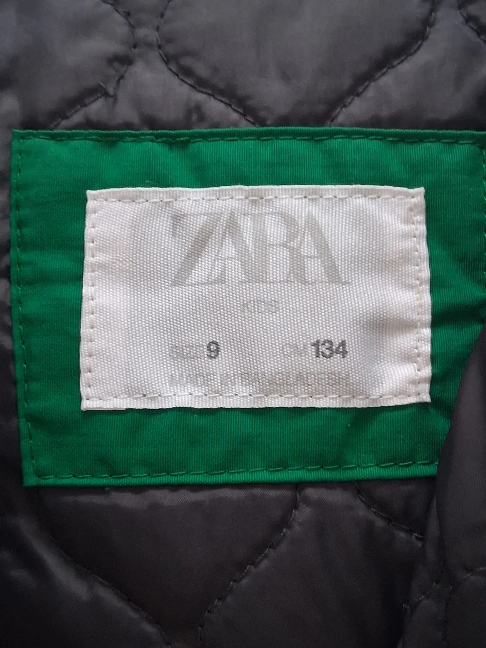 Zara Kids Green Outerwear Functional Clothing Kangaroo Jacket Size 9 School